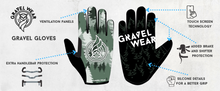 Load image into Gallery viewer, GRAVEL WEAR GRAVEL GLOVES DETAILS CHART