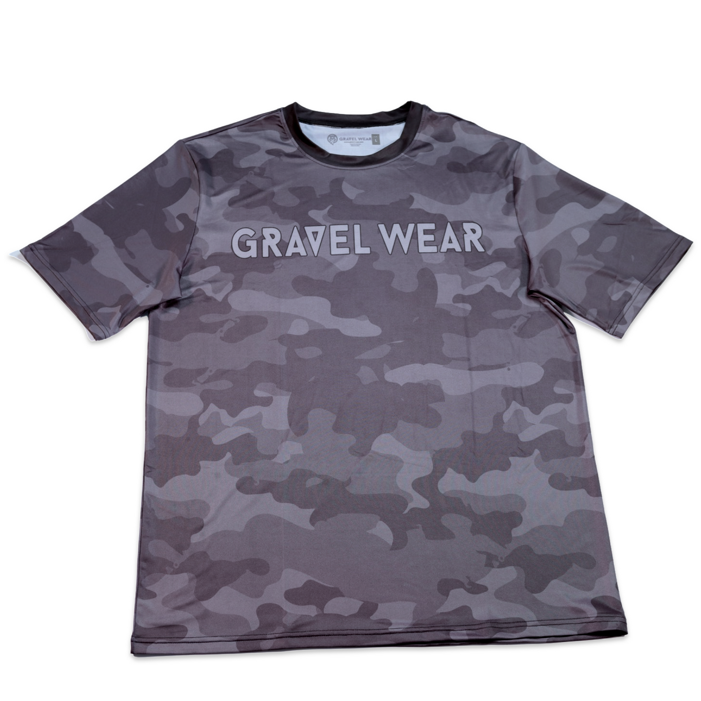 Gravel Ride Light Jersey Camo front with logo