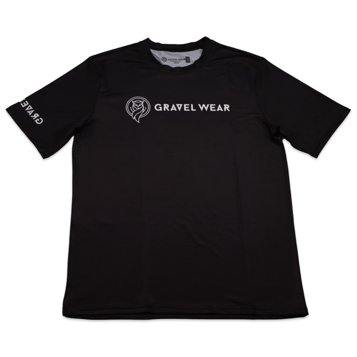 Gravel Ride Ultra Light Jersey - Black front with logo