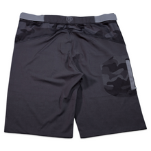 Load image into Gallery viewer, Gravel Ride Shorts - Gray With Camo Accents on side pocket and rear
