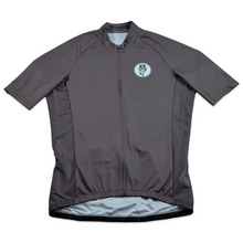 Load image into Gallery viewer, Sage Gravel Ride Jersey front with mesh panels and logo

