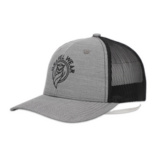 Load image into Gallery viewer, Gravel Wear Classic Trucker Hat with logo side
