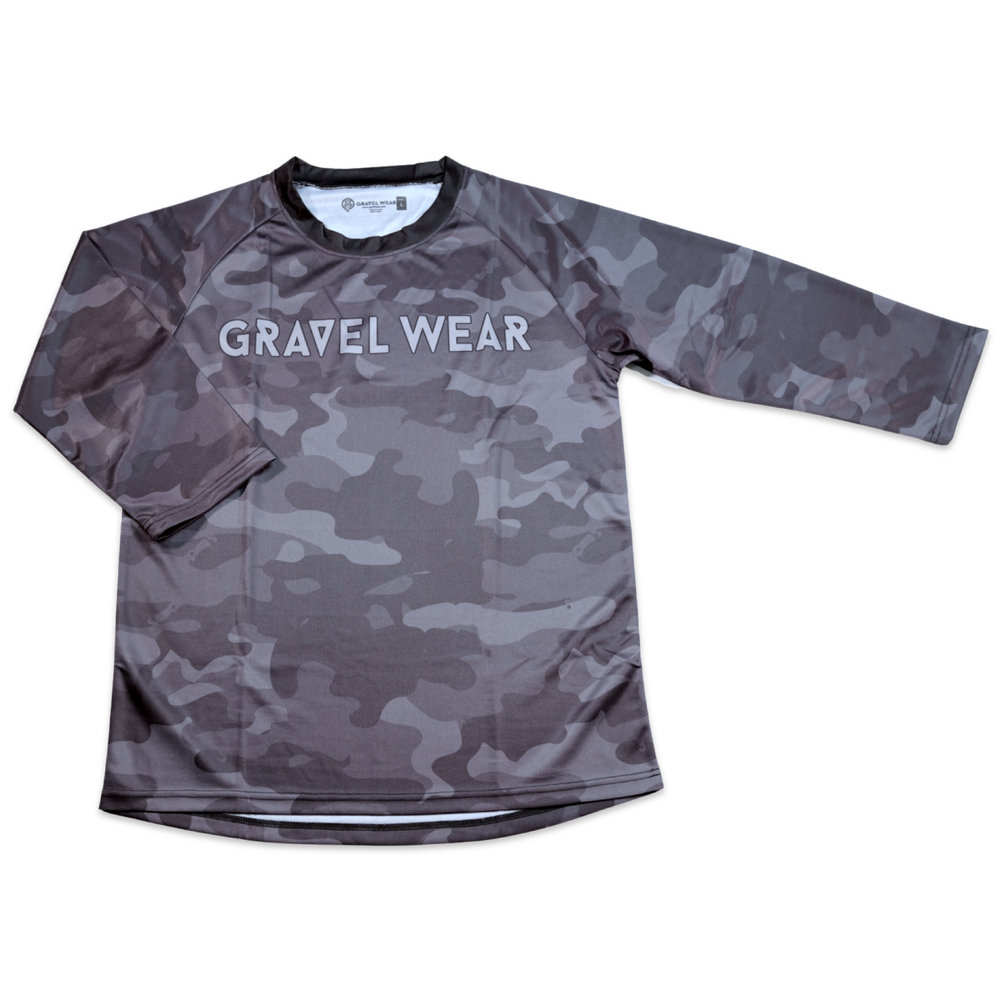 Gravel Ride 3/4 Sleeve Classic Jersey - Camo Front